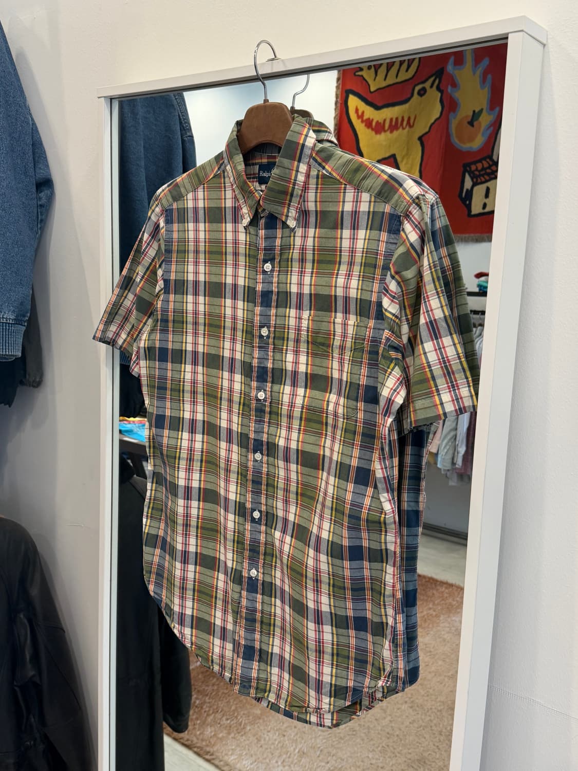 Polo RL 폴로 랄프로렌 CLASSIC 체크 반팔 셔츠 상품이미지1