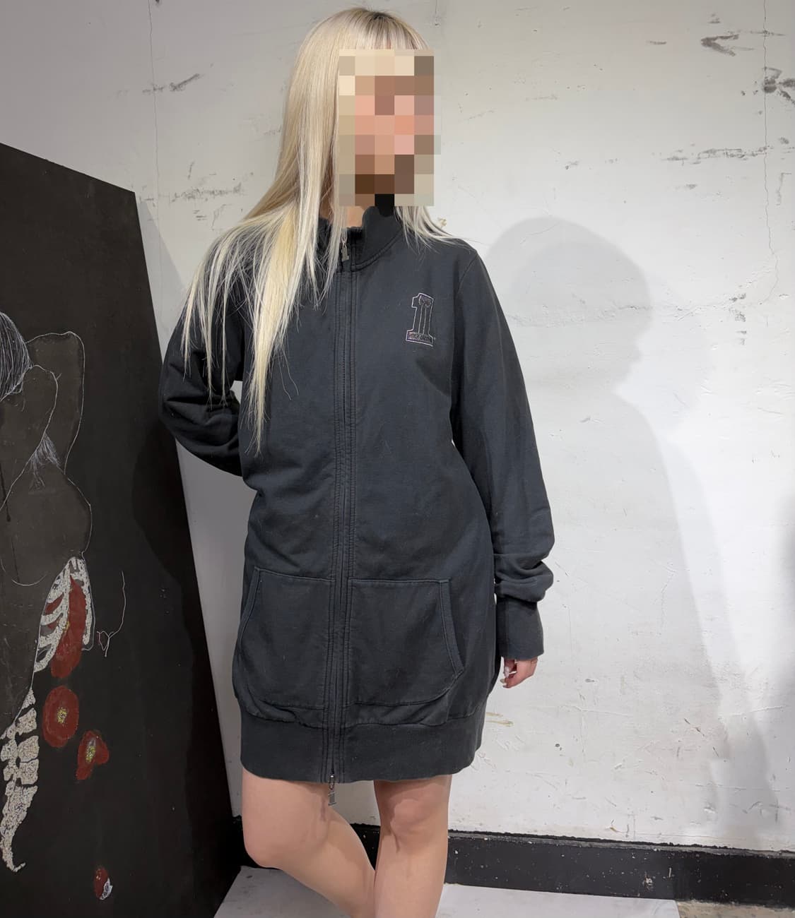 할리데이비슨 롱 후드 집업 XL 상품이미지7