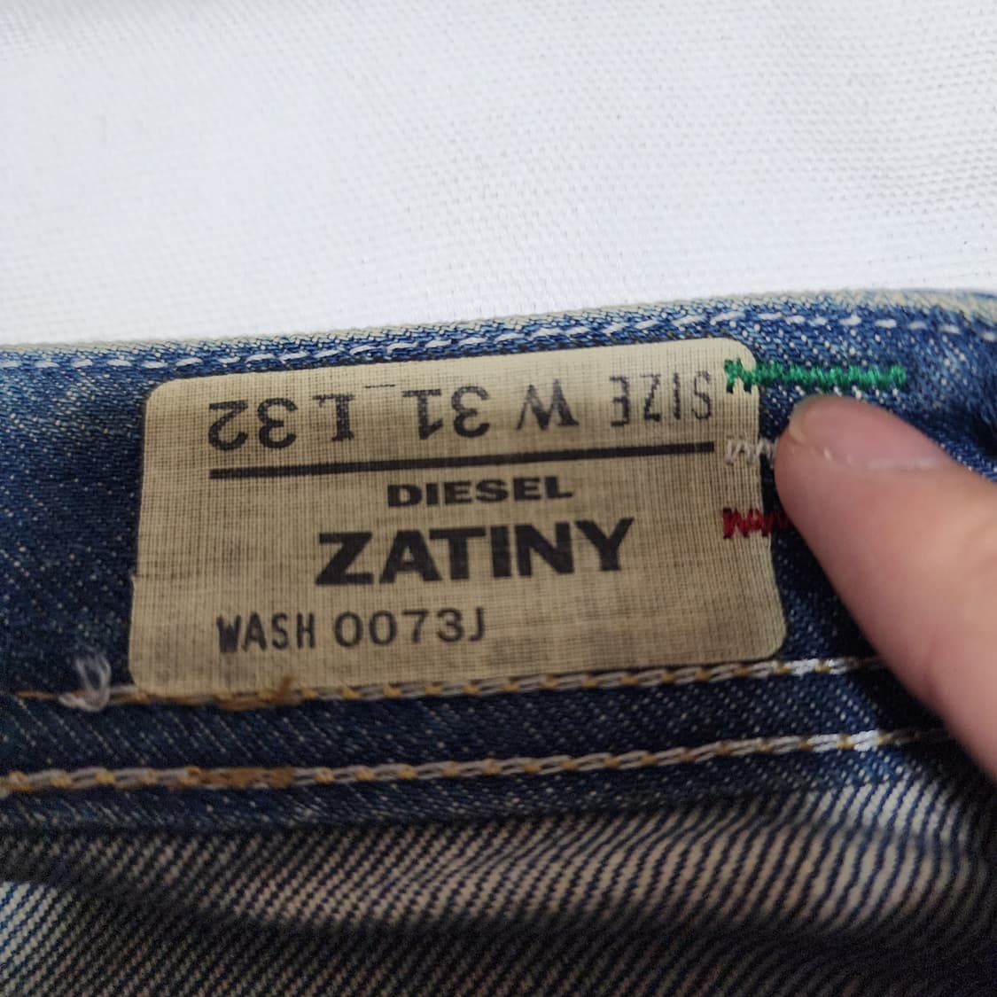 디젤 자티니 디스트로이드 워싱 데님팬츠 상품이미지8