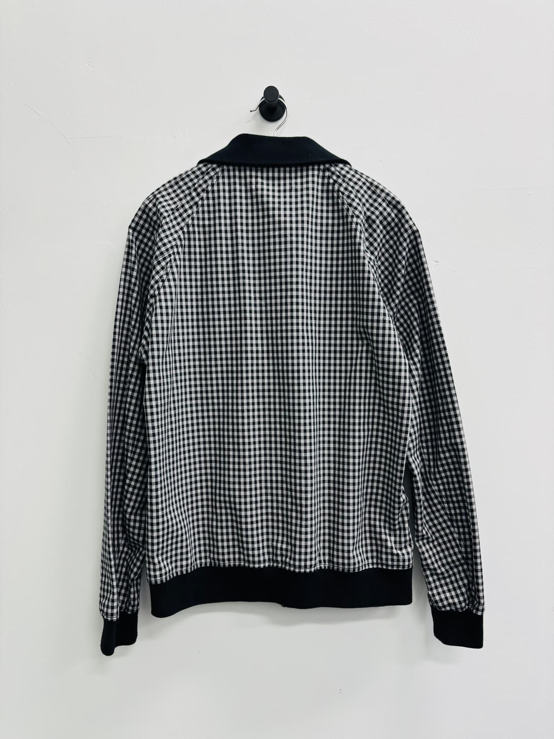 프레드 페리 FRED PERRY 깅엄 체크 트랙 자켓 상품이미지4