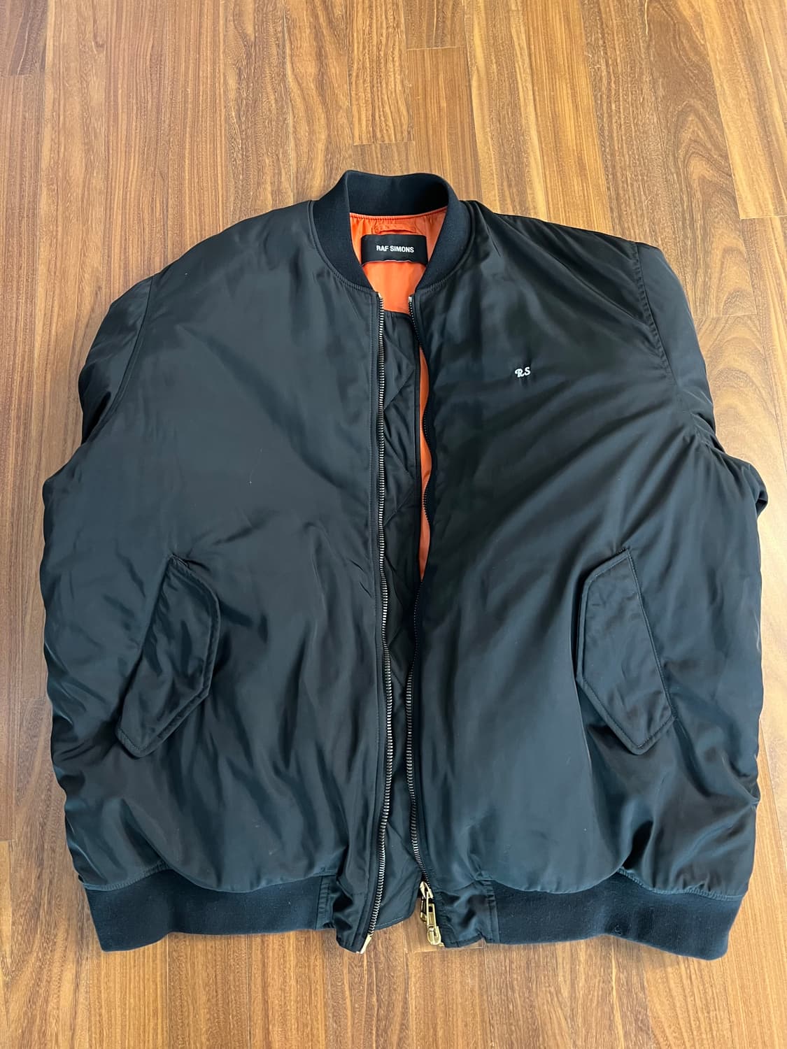 라프시몬스 고딕 오버사이즈 봄버 자켓 46 사이즈 상품이미지5