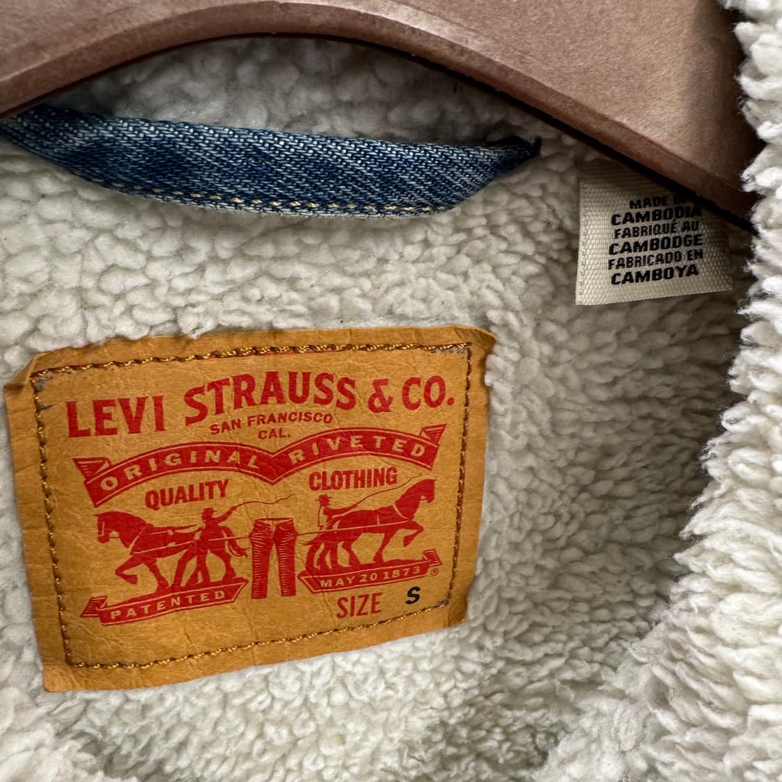 리바이스 타입 3 쉐르파 연청 데님 트러커 자켓 상품이미지6