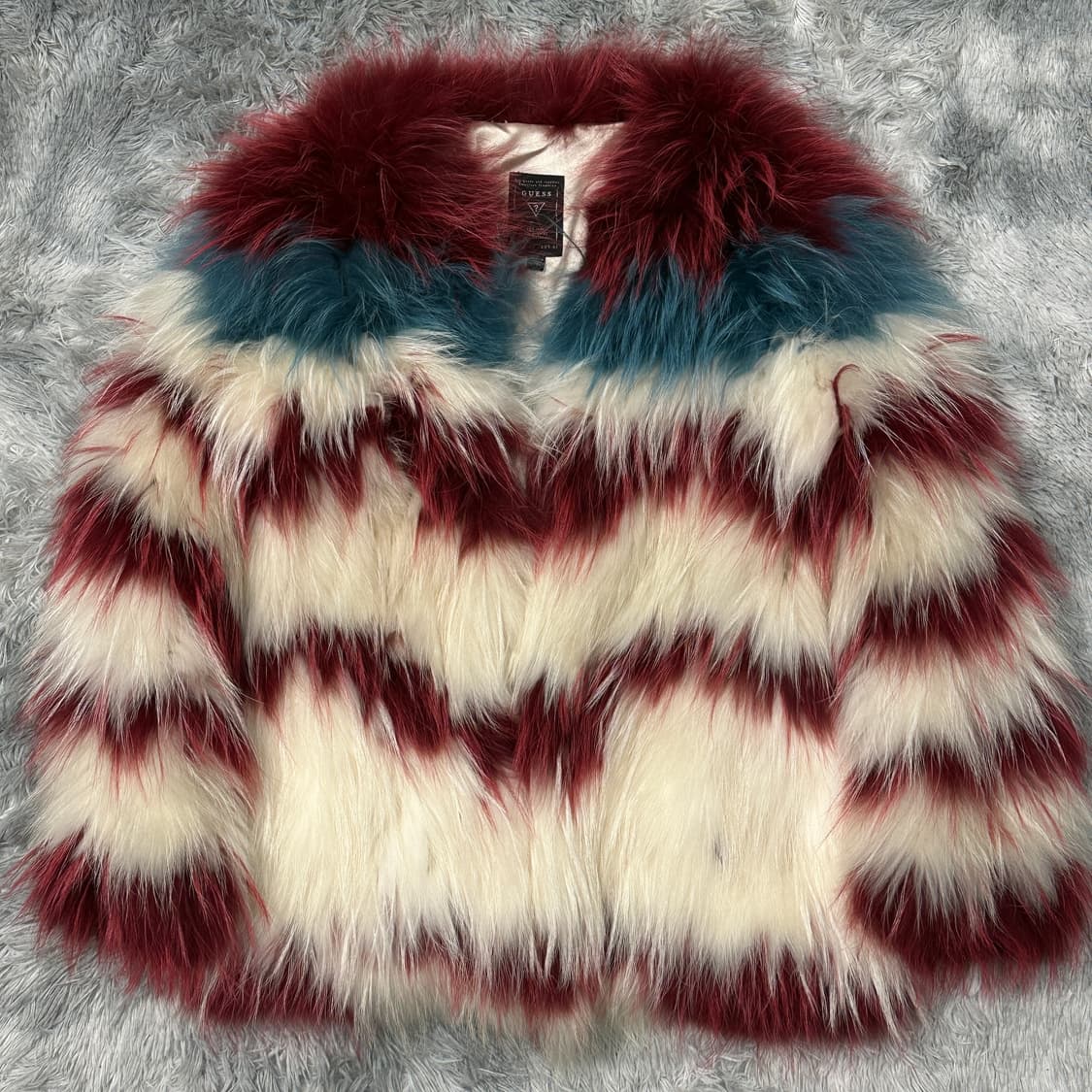 게스 너구리 모피 퍼자켓  상품이미지1