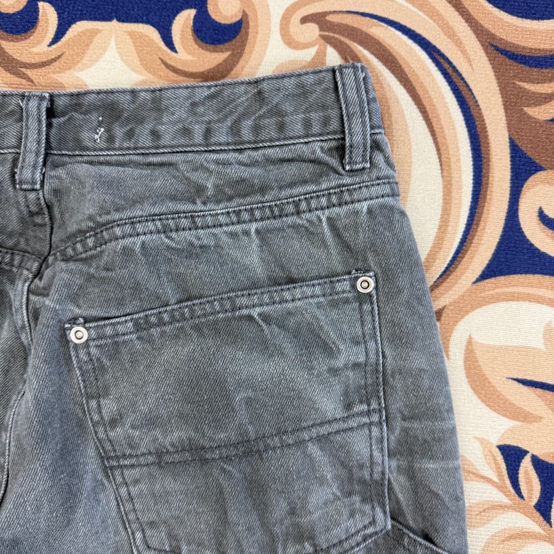 (L)감마갤러리 GAMMA GALLERY 워싱 더블니 팬츠 상품이미지5