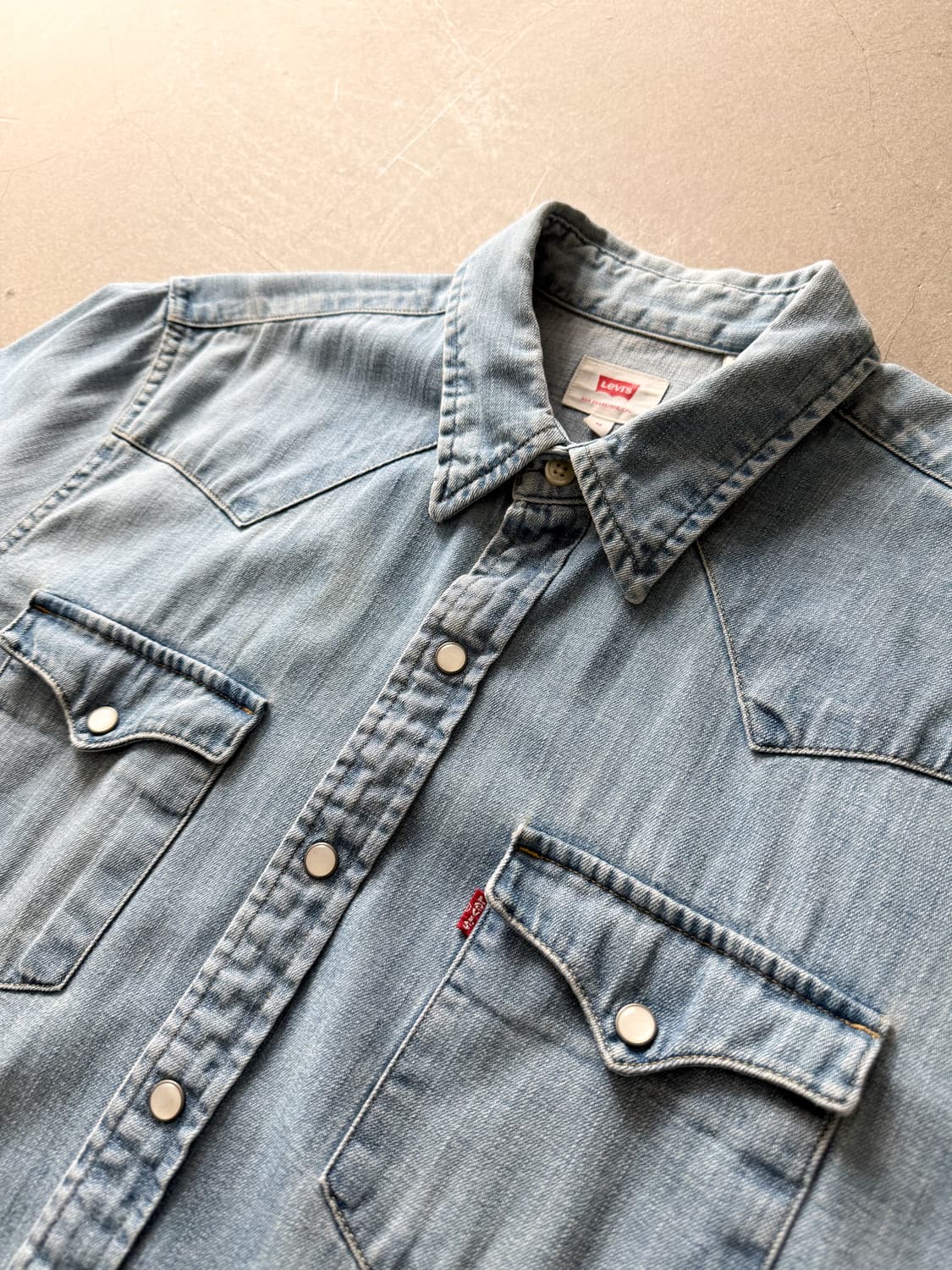  Levi’s Snap Button Denim Western Shirt 상품이미지4