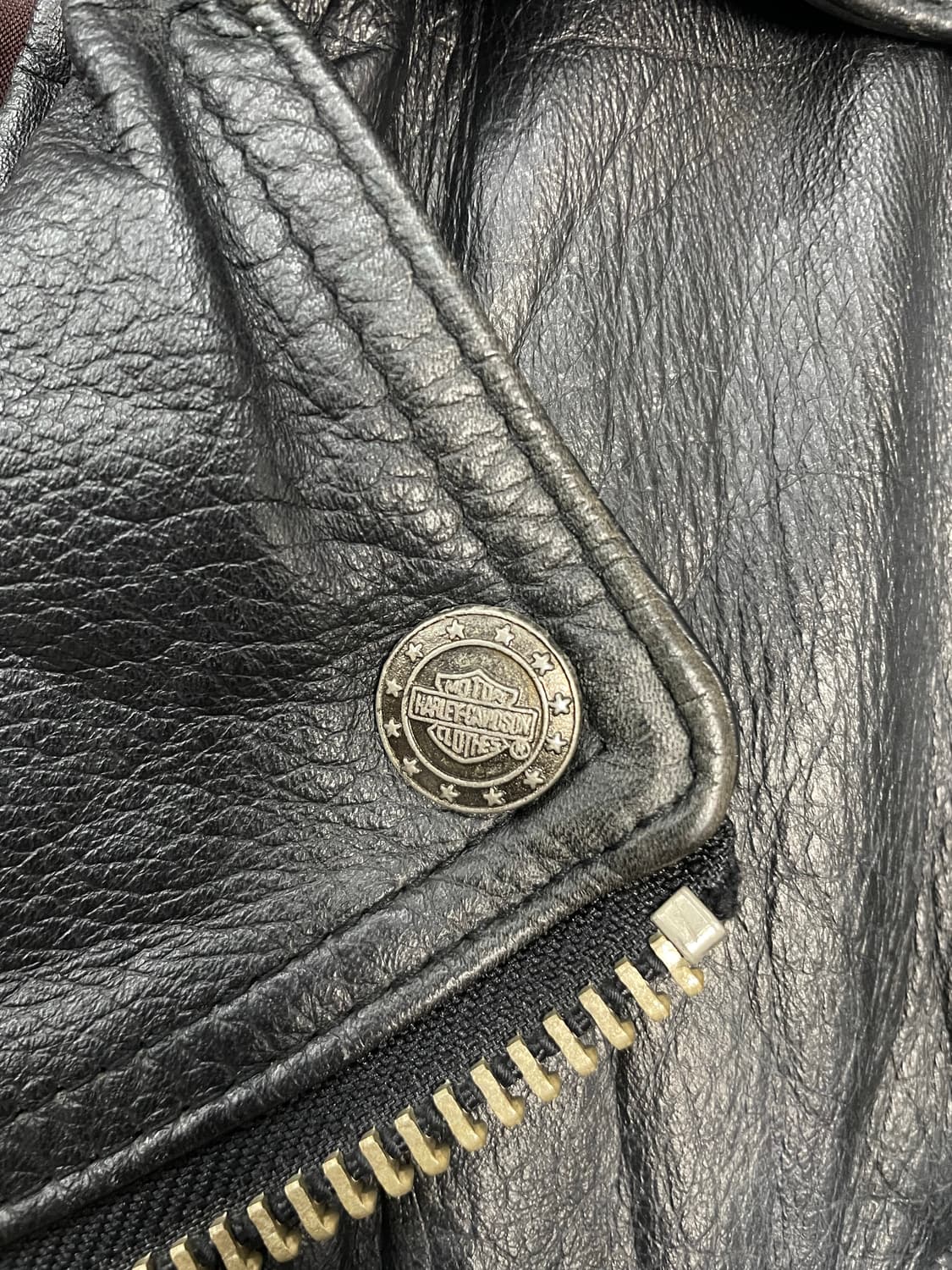 할리데이비슨 빈티지 독수리 블랙 라이더 레더자켓 H2211 상품이미지4