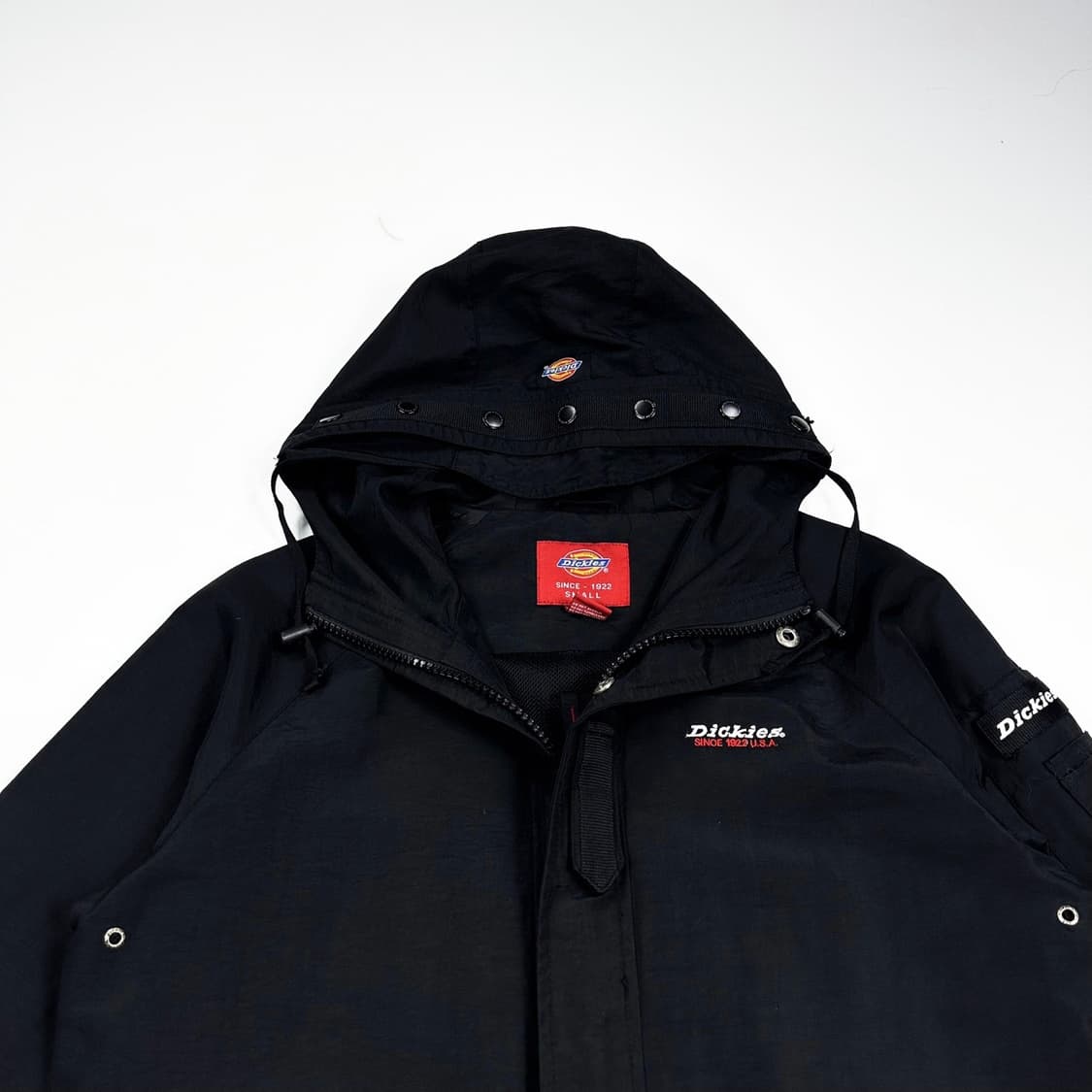 디키즈 오리지널 블랙 포켓 바람막이 자켓 (S) 상품이미지1