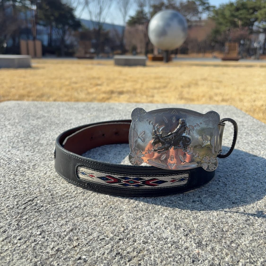 불 라이더 엔그레이빙 웨스턴 버클 상품이미지4