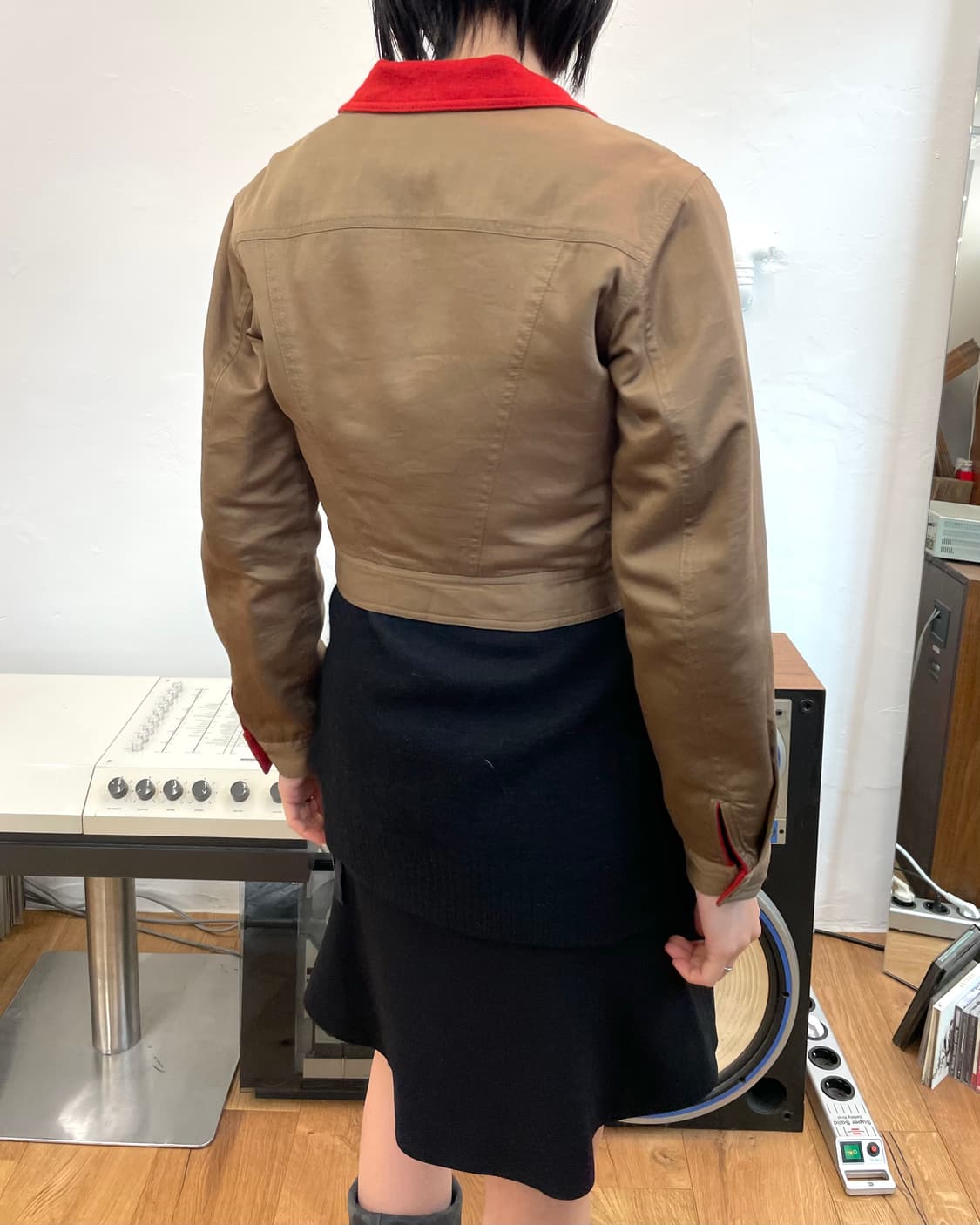 [42] 장폴고티에 울 코튼 리버시블 크롭 자켓 상품이미지8