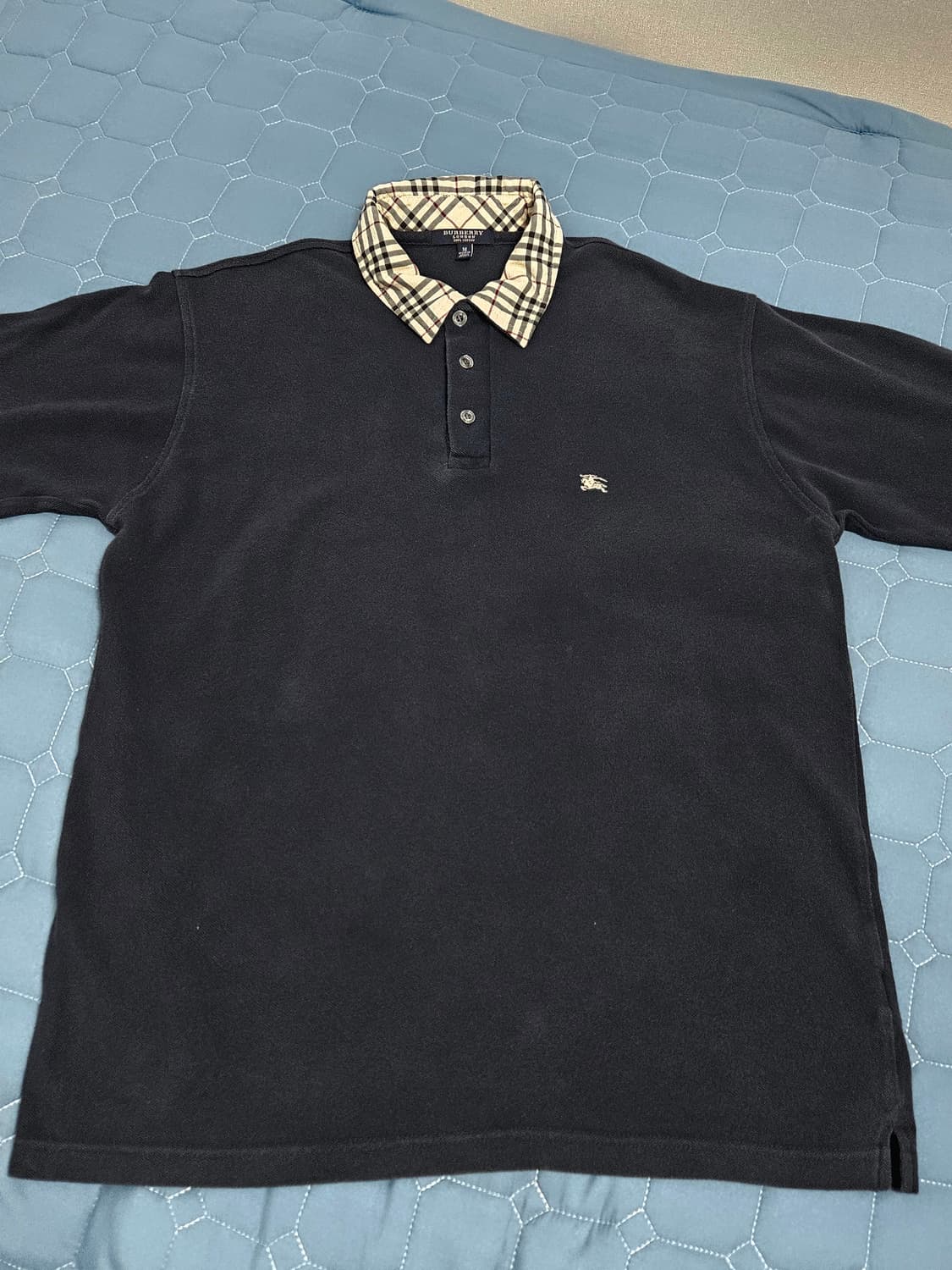 90s 빈티지 버버리 피케 셔츠 Made in Great Britain 상품이미지1