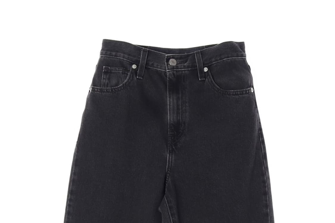 리바이스 블랙 와이드 데님 팬츠 25 상품이미지3