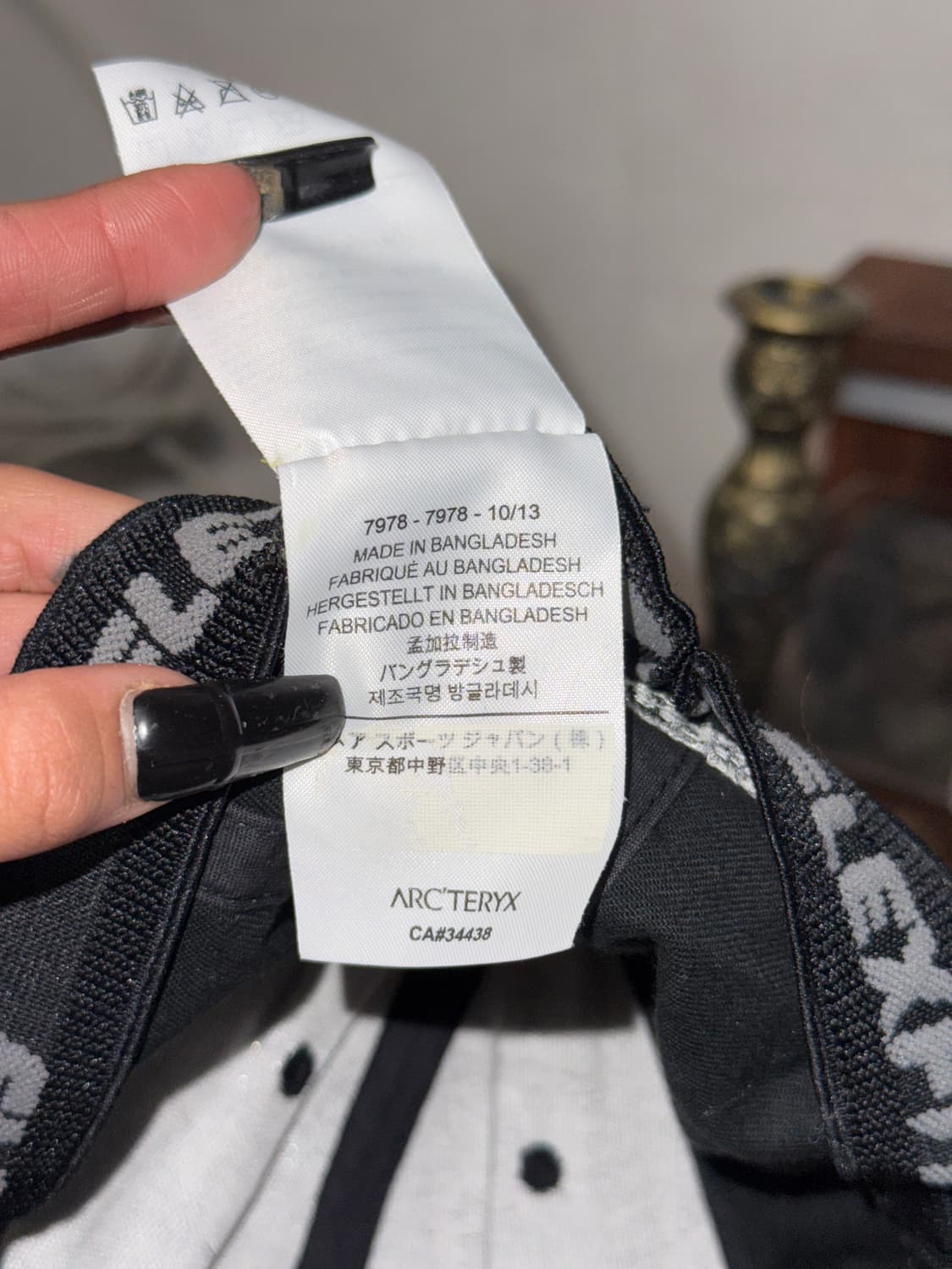 Arc’teryx black bird ball cap 상품이미지6