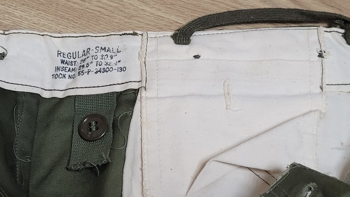 50s US M-51 Field Pants 데드스탁 상품이미지2