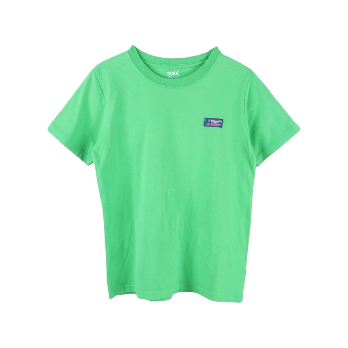 엑스걸 X-girl 그린 반팔티셔츠 size 1 상품이미지5