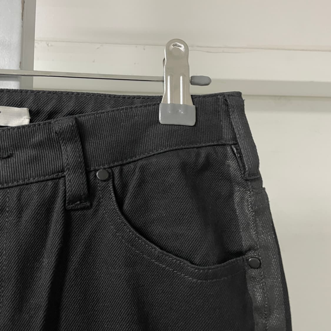 지방시 블랙 데님 팬츠 24(W) 상품이미지4