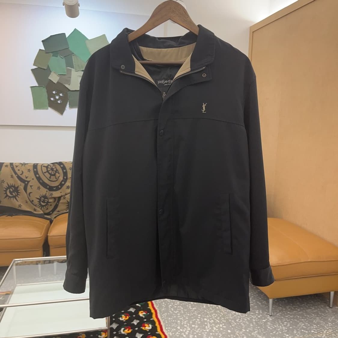 입생로랑 모던캐주얼 스윙톱 블루종 자켓 100 C07811 상품이미지3