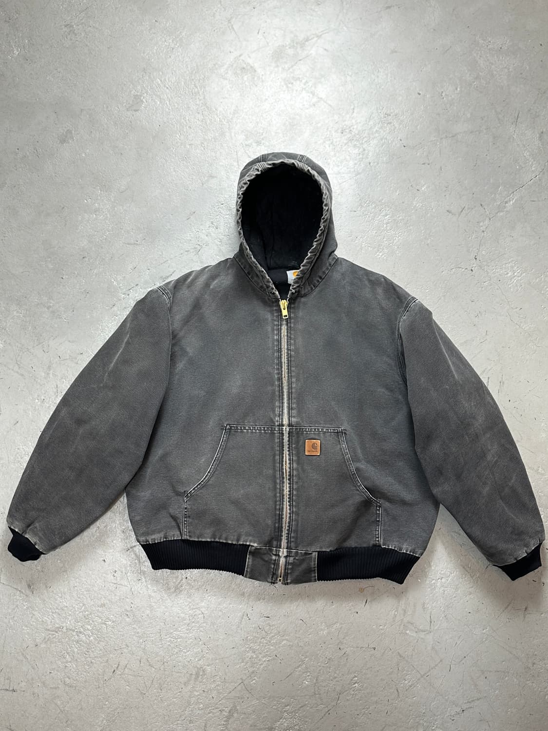 OG 칼하트 J130 BLK 액티브 자켓 칼하트 후드 자켓 상품이미지1