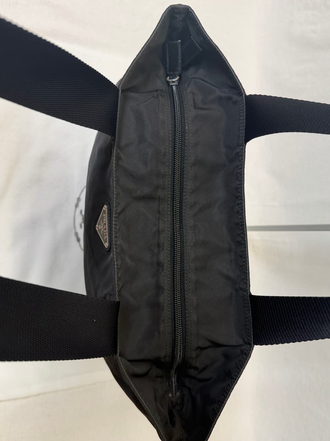 정품 프라다 포코노 나일론 블랙 대용량 토트백 숄더백 상품이미지5