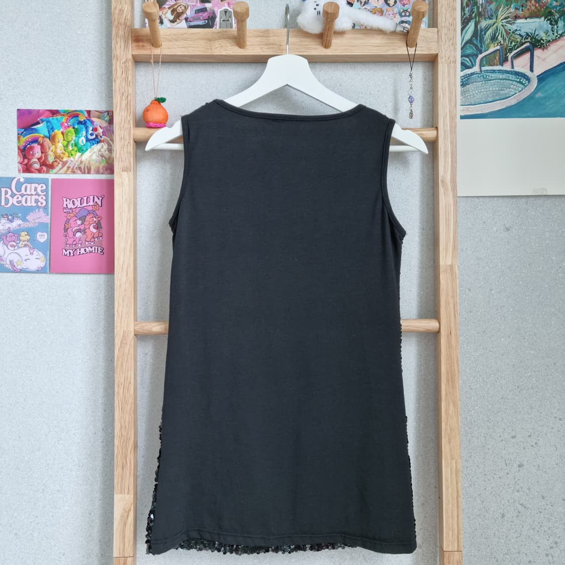 Black Spangle Sleeveless 상품이미지5
