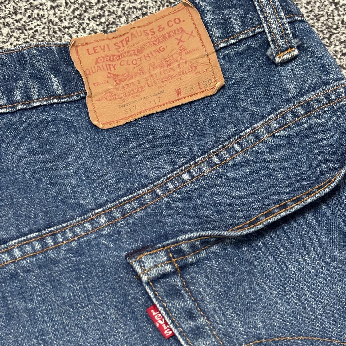 80s 빈티지 리바이스 517 66 후기 허리46cm 상품이미지4