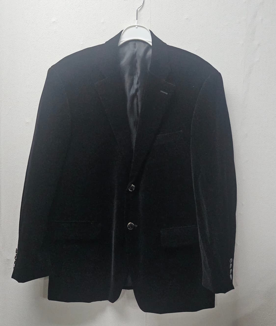 옴므  까시니 블랙 벨벳 남성 자켓  100 상품이미지1