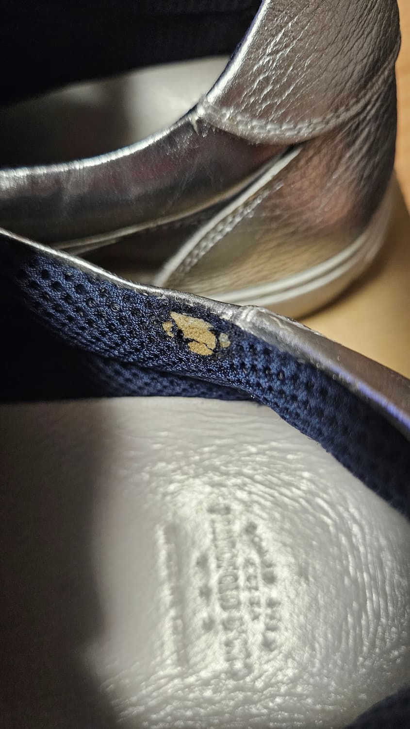 판토폴라 도로(Pantofola d'Oro)의 실버 가죽 상품이미지5