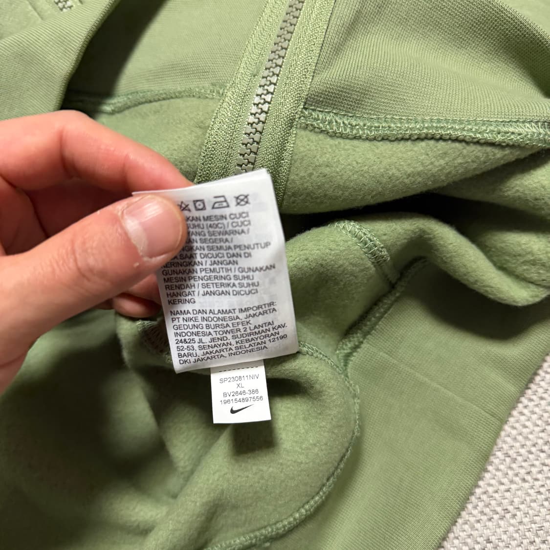 나이키 기모 후드집업 상품이미지5