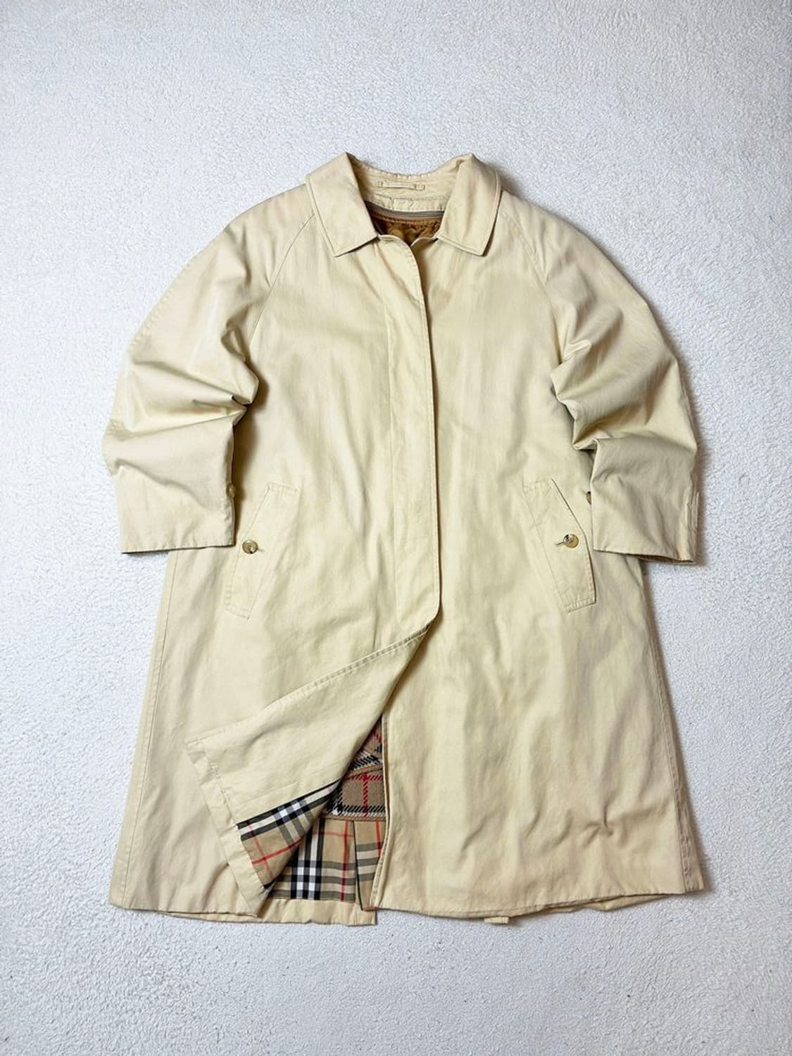 버버리 90's 재팬 노바체크 안감 트렌치 코트 PN7220 상품이미지1
