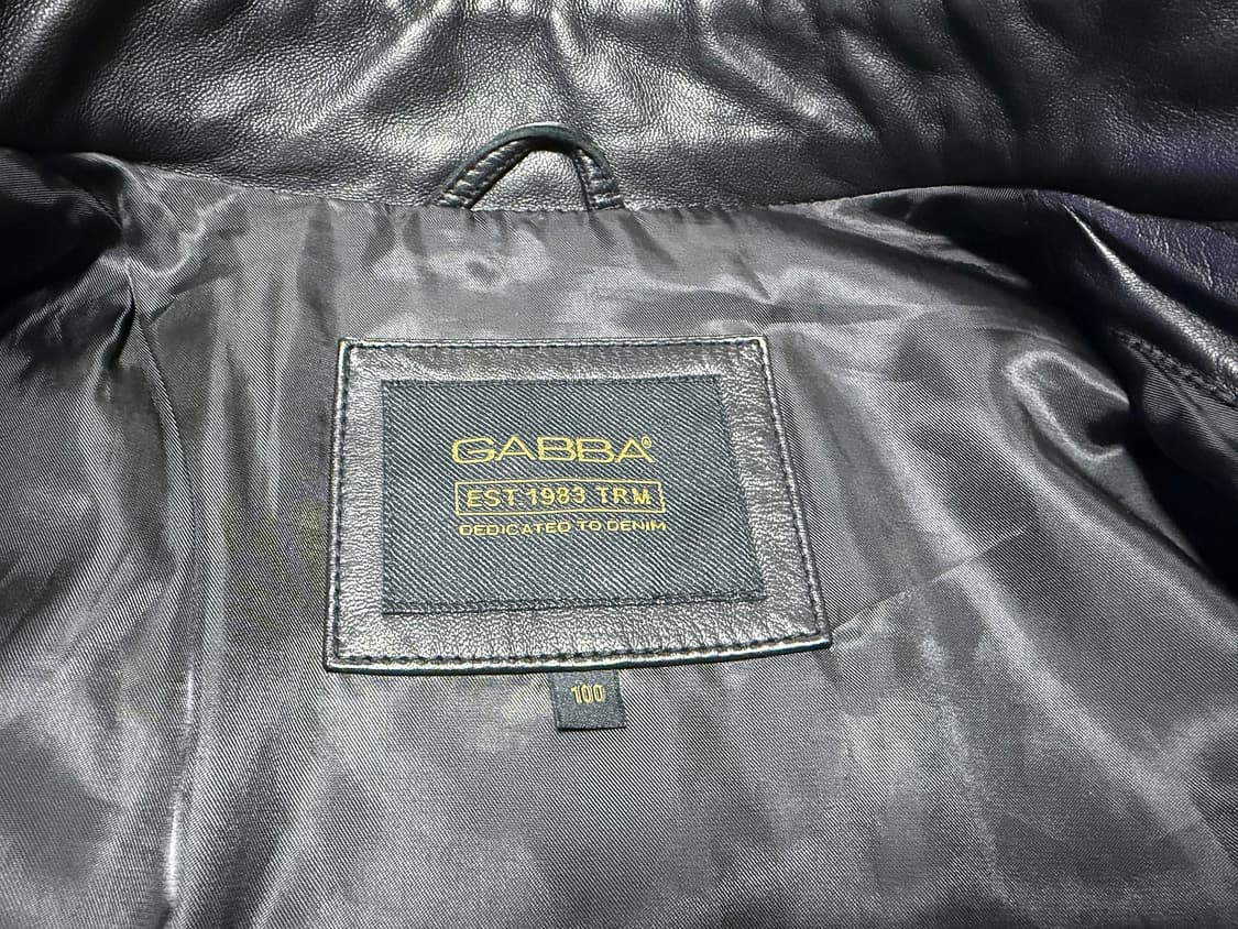 가바 GABBA 가죽 자켓 남성용 100사이즈 상품이미지8