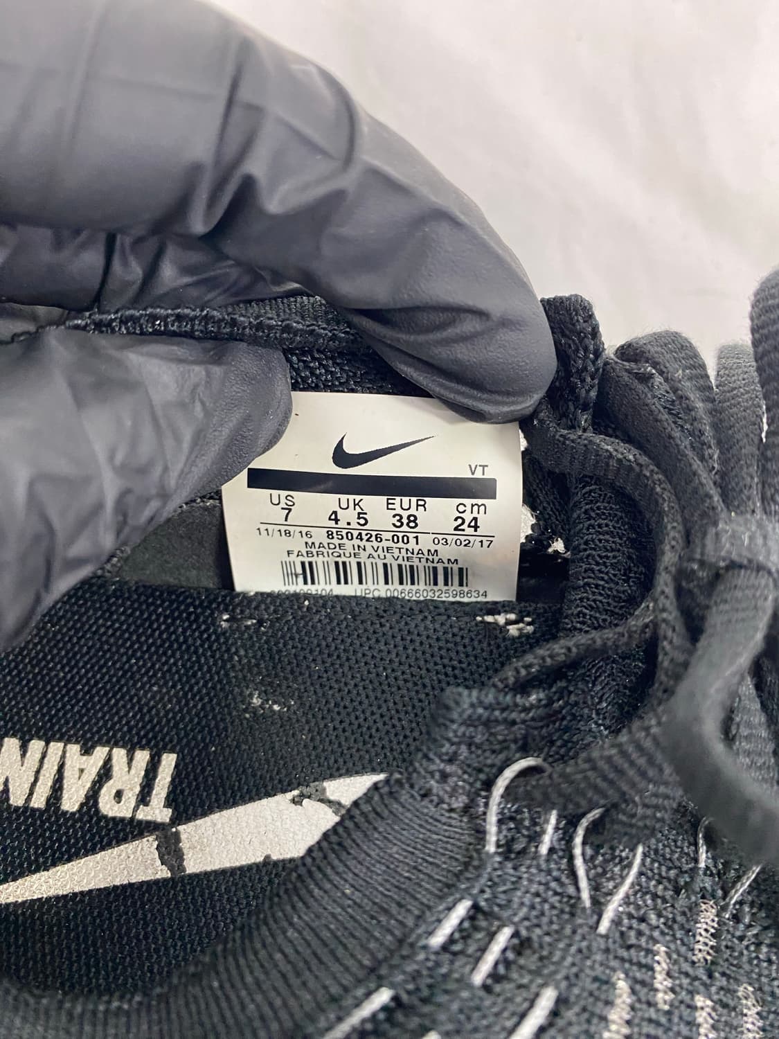 나이키 줌 피어리스 플라이니트 검흰 240 상품이미지8