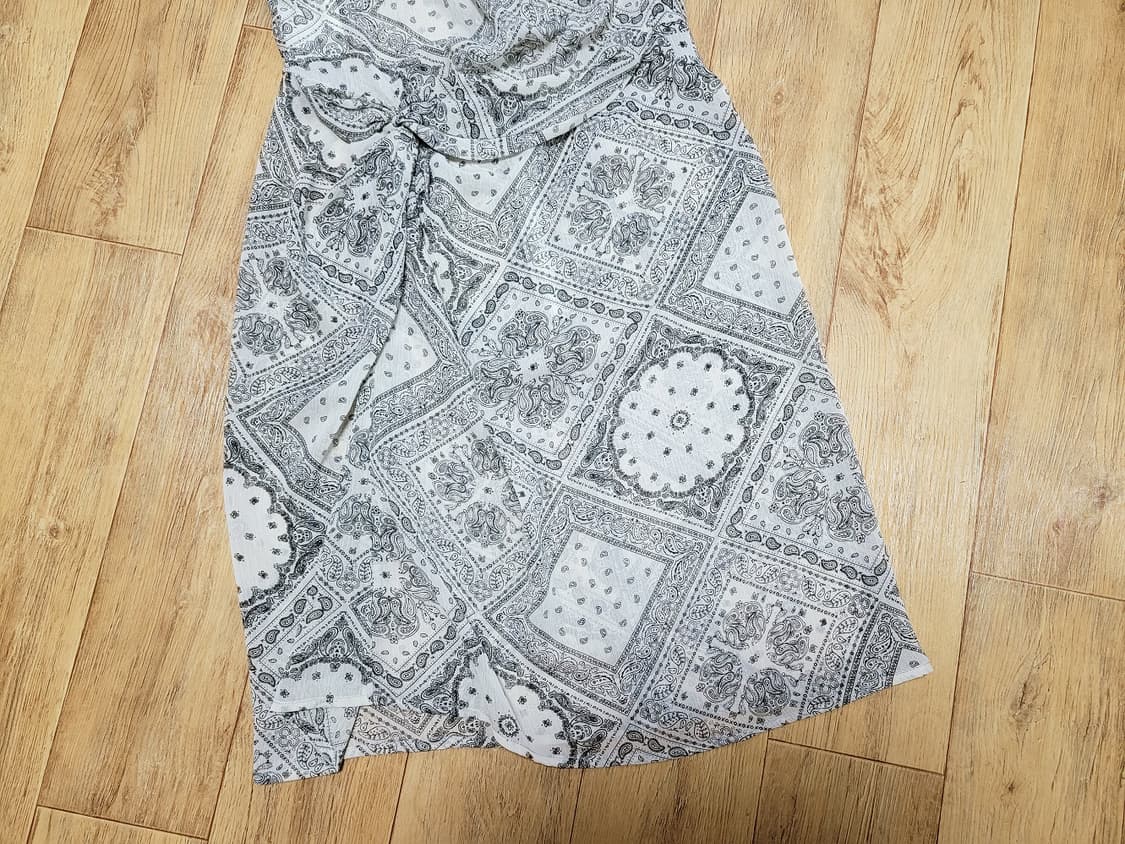 하가히(Hagahi) 트위스트 시스루 미디원피스 55 새상품 상품이미지4