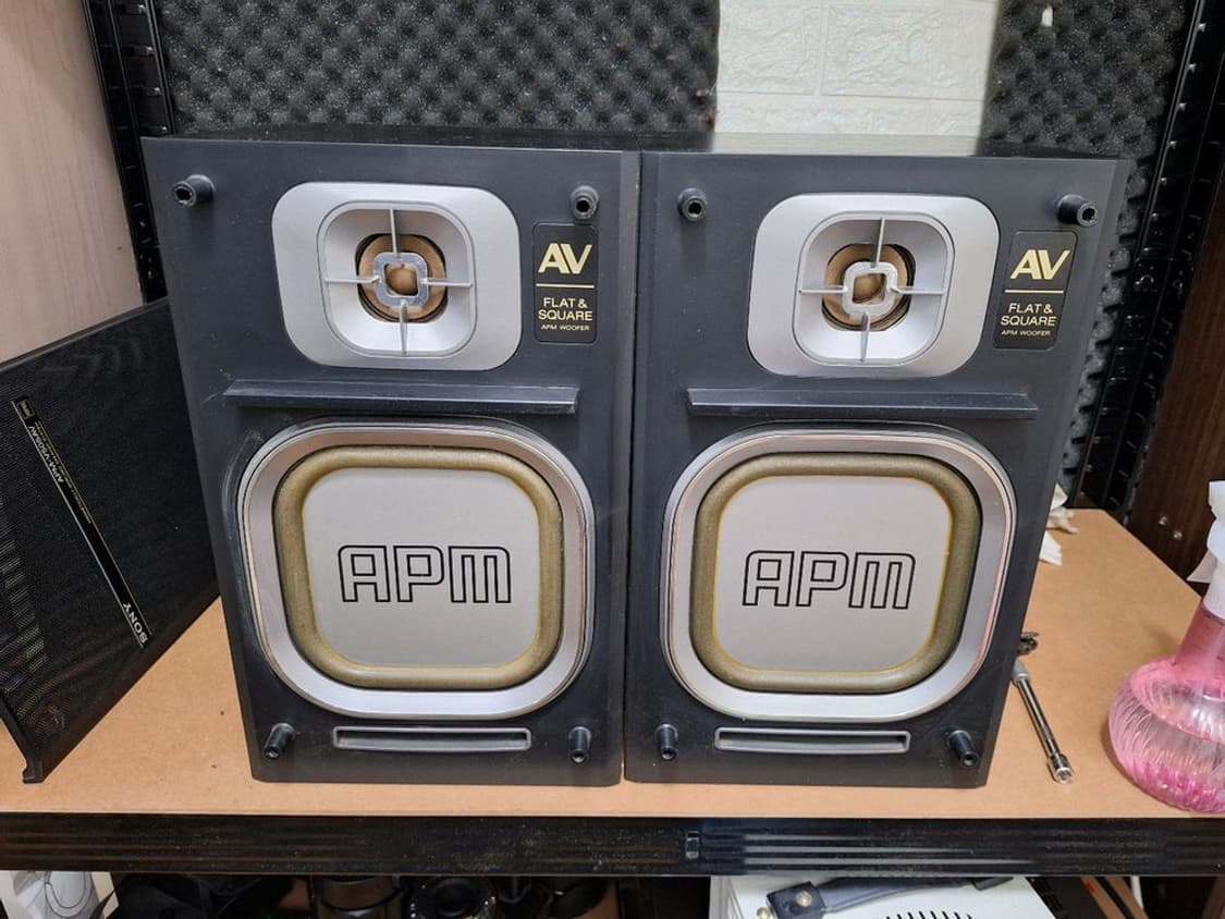 소니 APM-V505AV 평면형 빈티지 스피커 1조 레트로 오디오 앤틱  상품이미지3