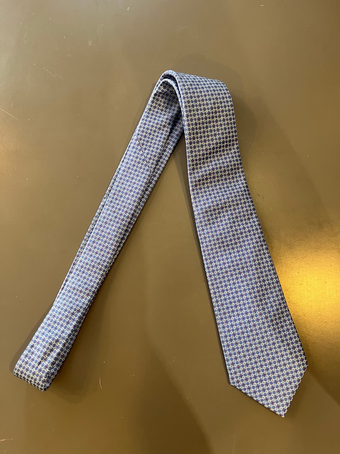 펜디 FF 패턴 실크 넥타이 8cm (이탈리아제) 상품이미지1