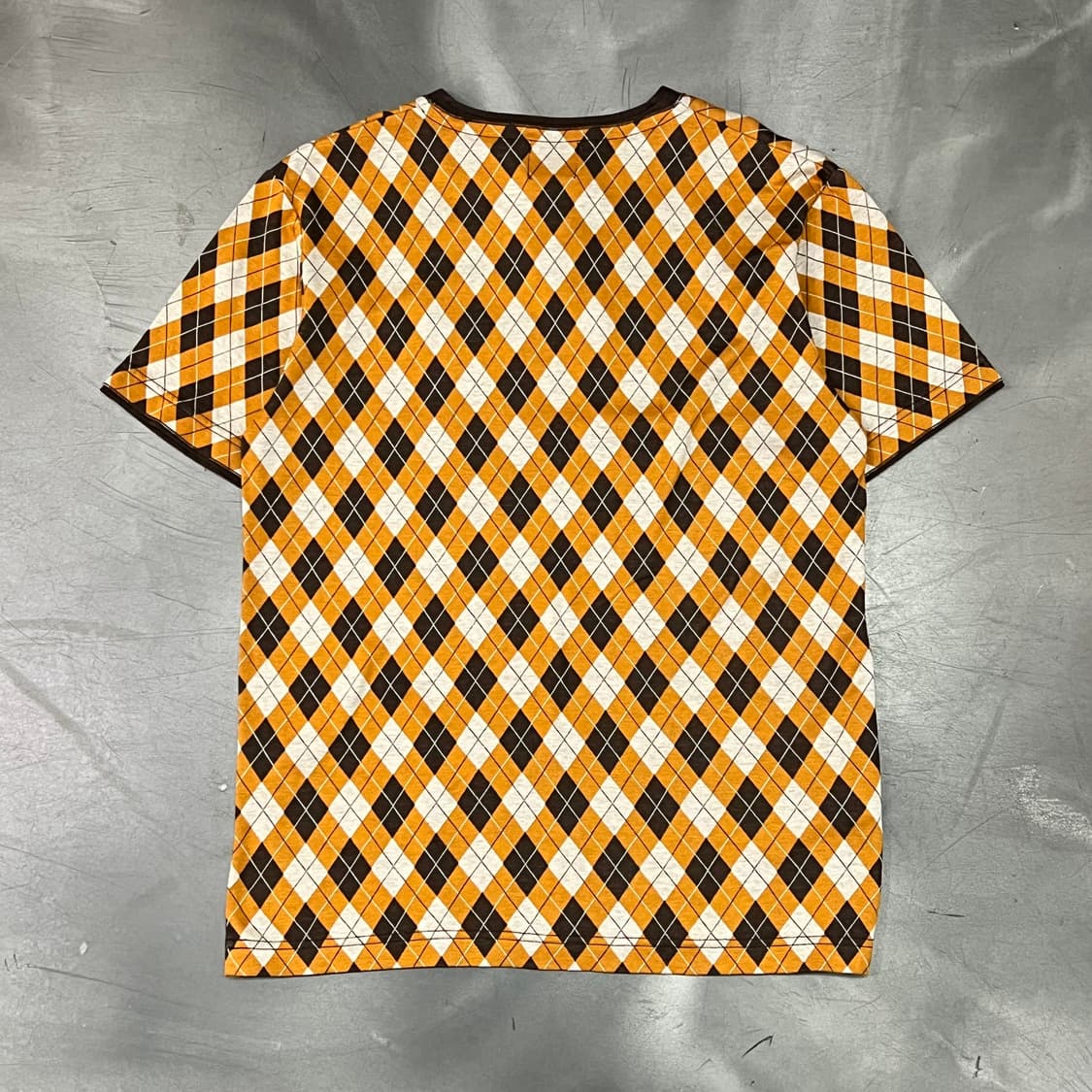  타케오 키쿠치 아가일 헨리넥 반팔티 y16083 상품이미지2