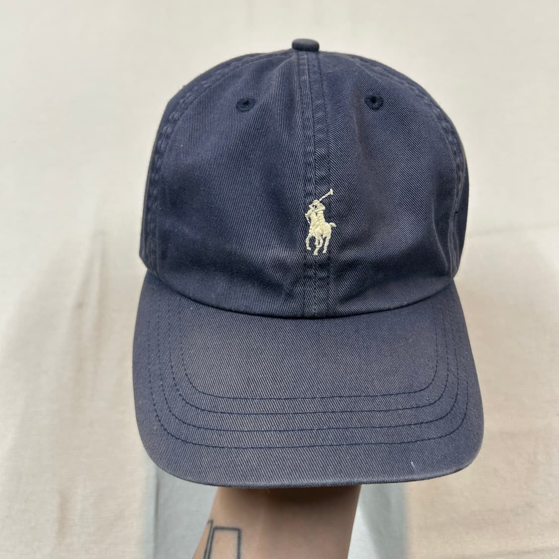 폴로 랄프로렌 네이비 볼캡 모자 가죽스트랩 정품 상품이미지2