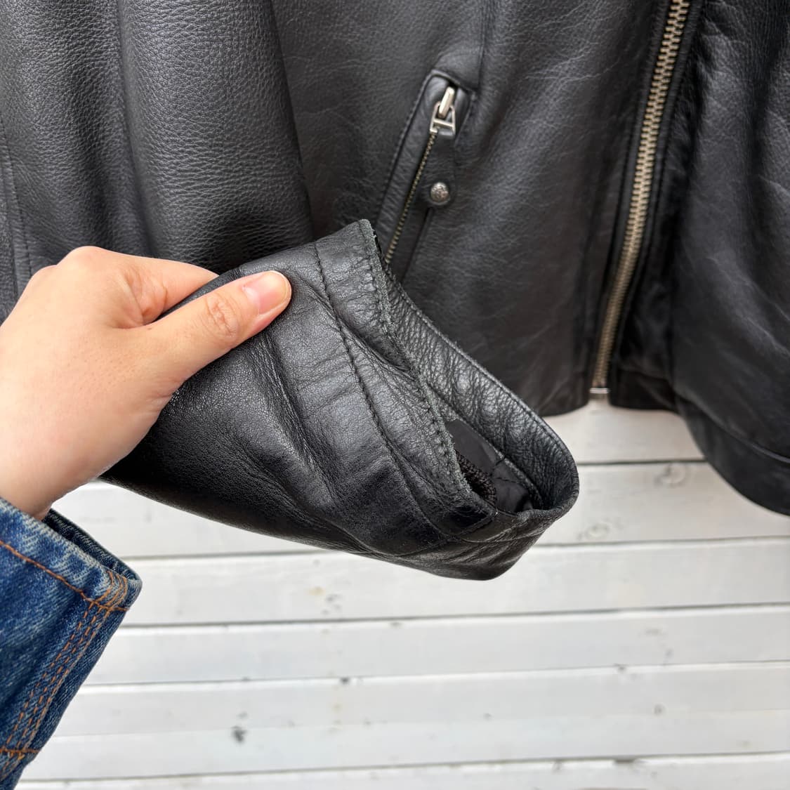 Get Used 90s 겟유즈드 빈티지 레더 가죽 자켓 상품이미지7