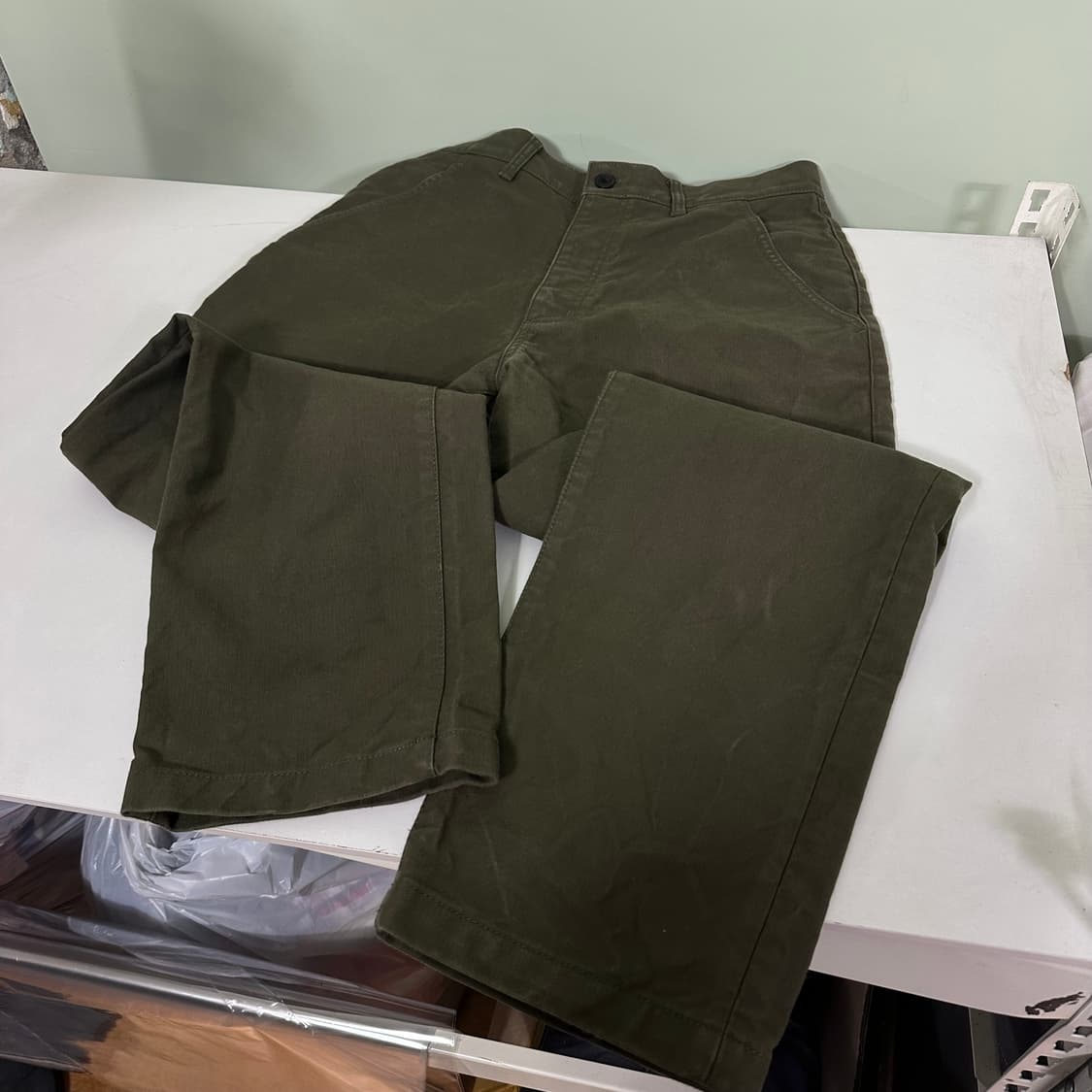 M 유니폼브릿지 카키 레귤러핏 워크팬츠 상품이미지3