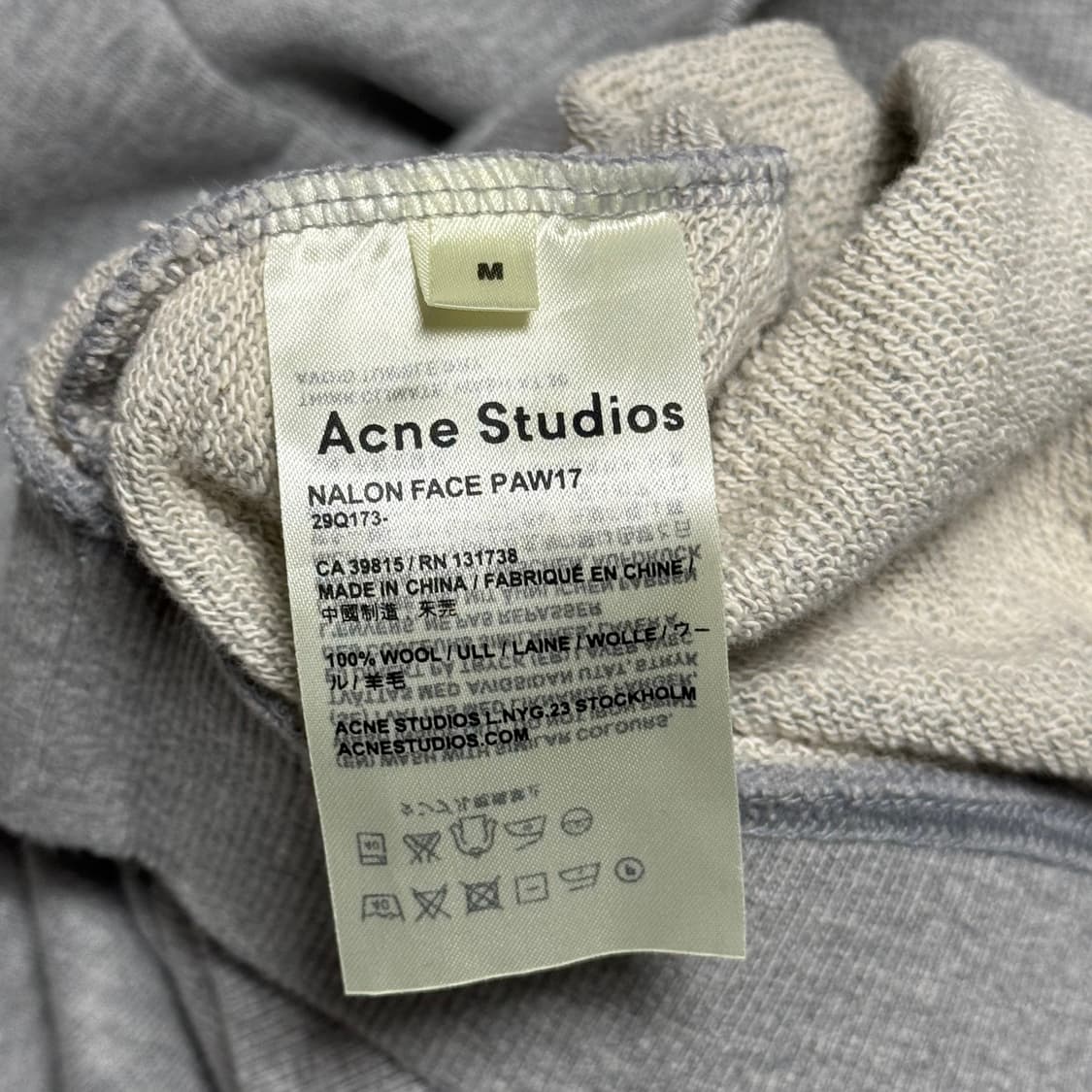 M 아크네스튜디오 포바 페이스 로고 맨투맨 상품이미지5