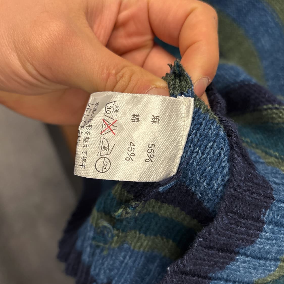 제이크루 멀티 스트라이프 플레인 코튼 니트 상품이미지5