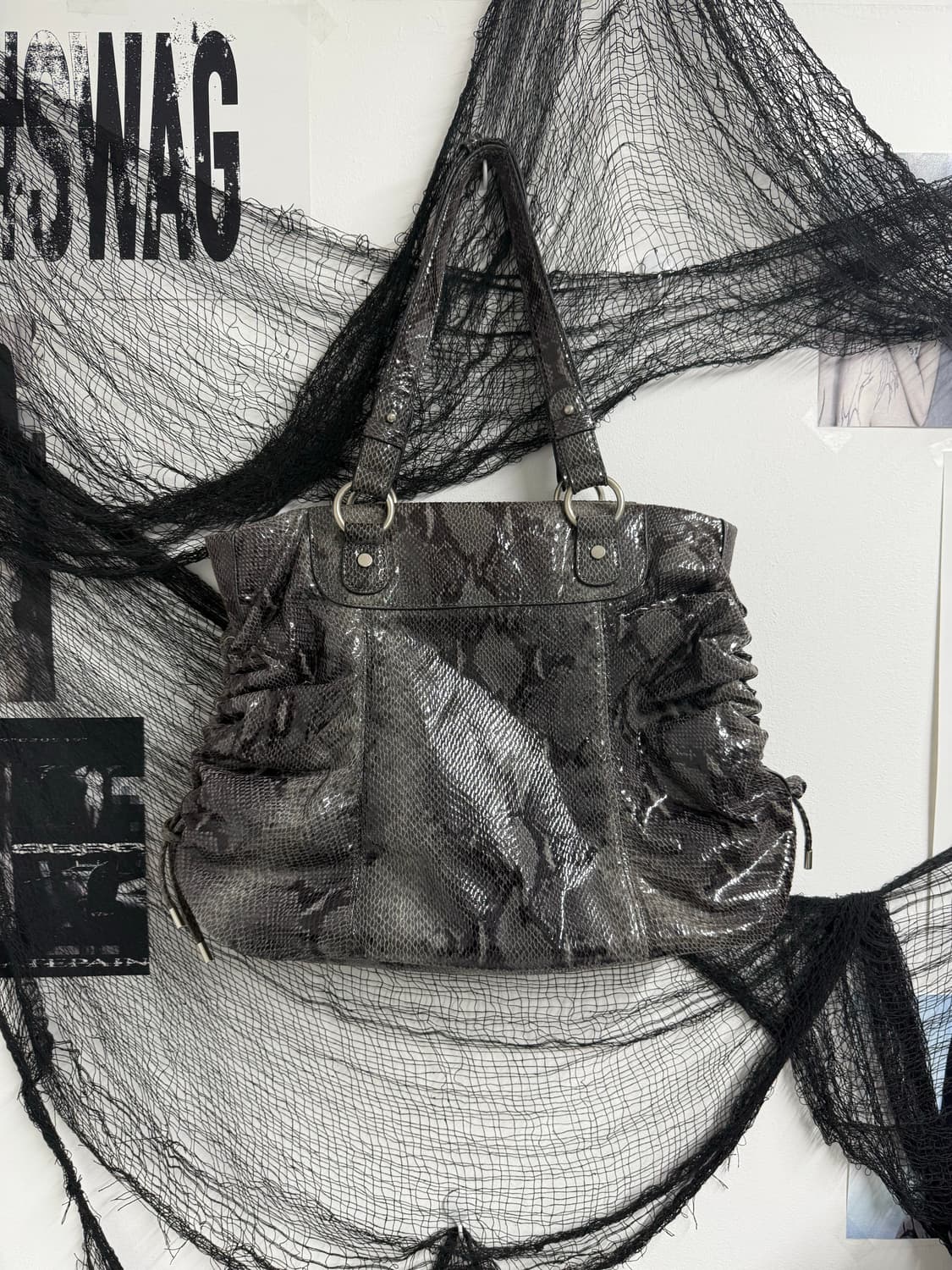 00s leather detailed bag 상품이미지3