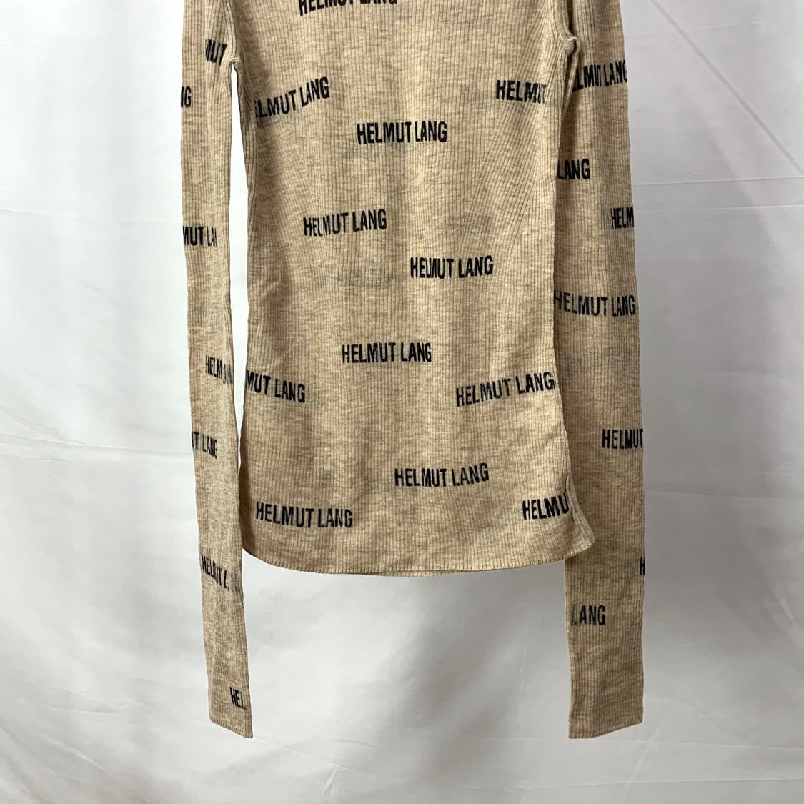 헬무트랭 로고 터틀넥 니트 탑 상품이미지3