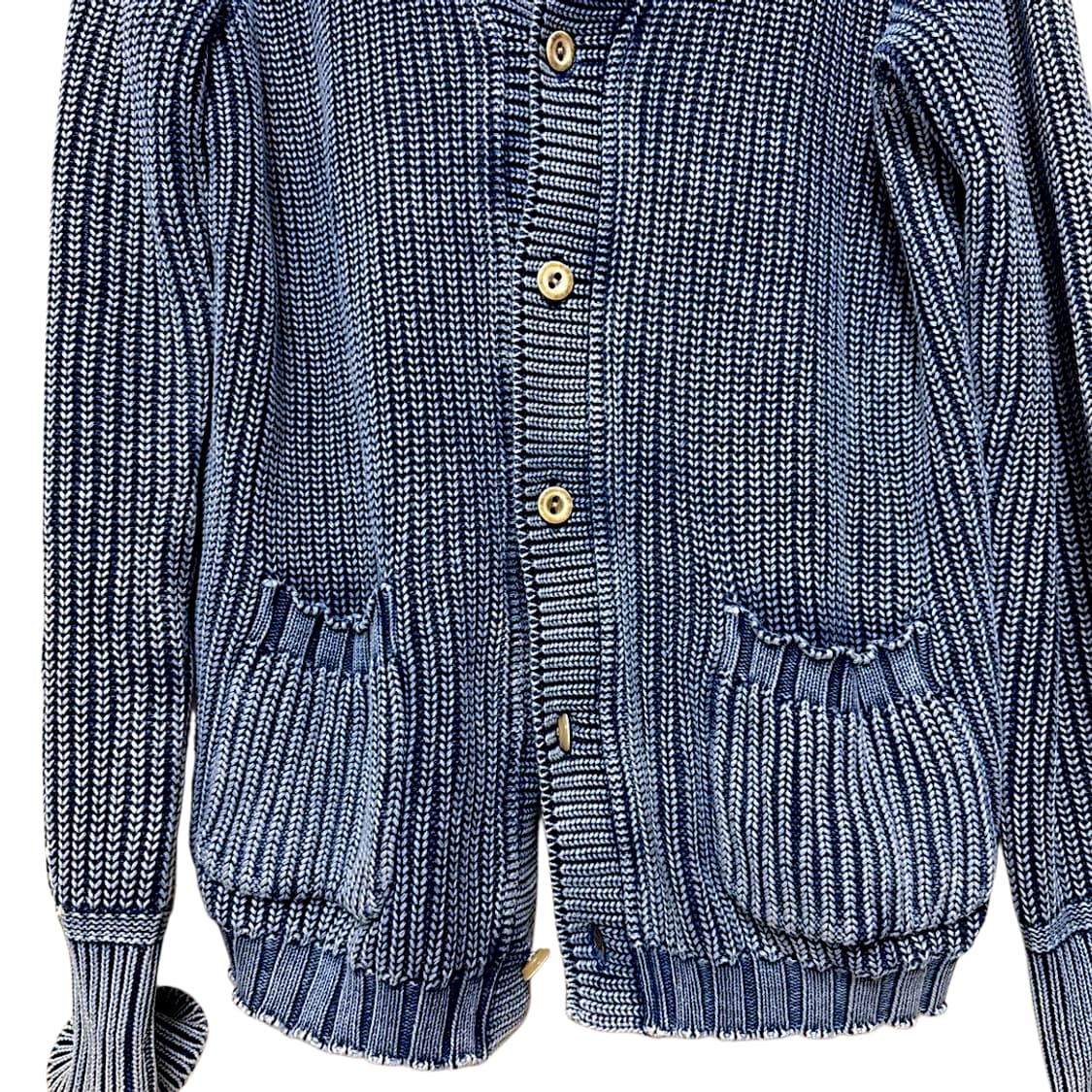 포터클래식 핸드웍 인디고 니트 가디건 상품이미지5