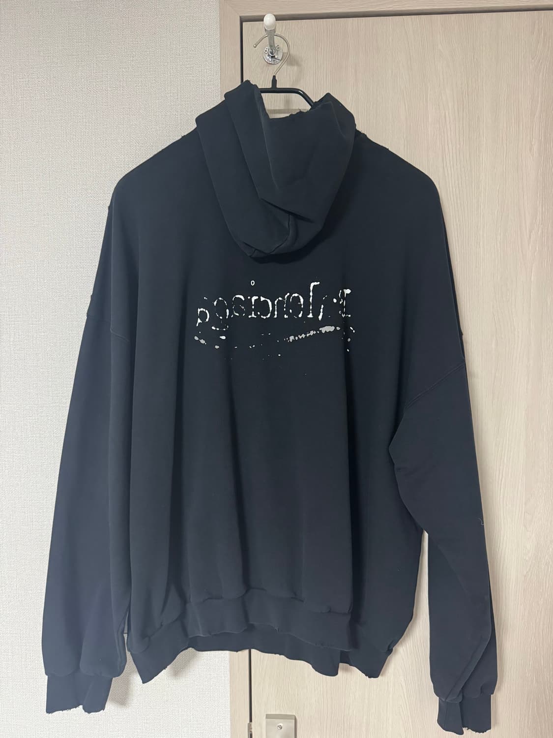 [3] 발렌시아가 로고 후드 상품이미지2