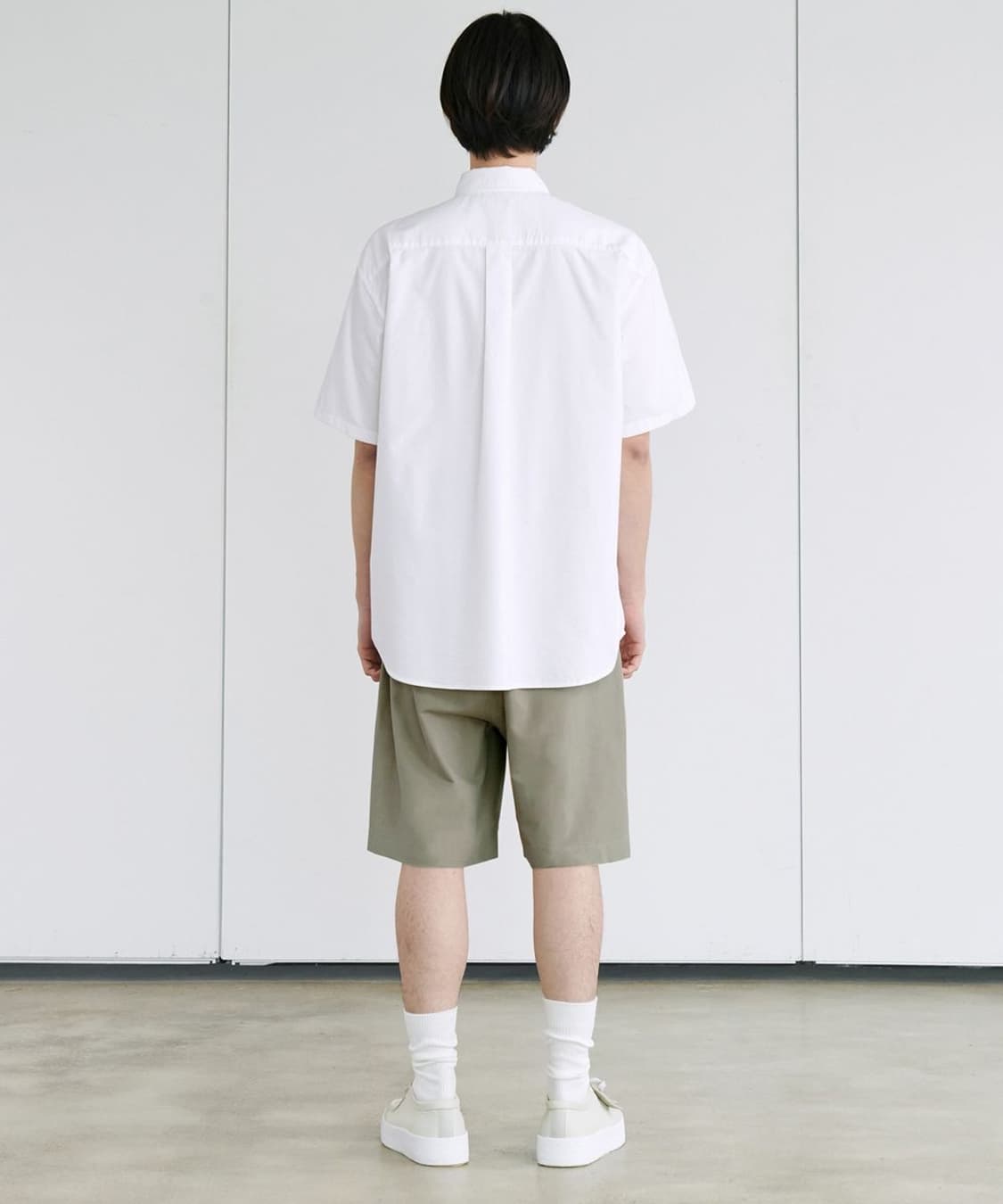 아노블리어 텐셀 치노 쇼츠 바지 라이트 카키 L 상품이미지3