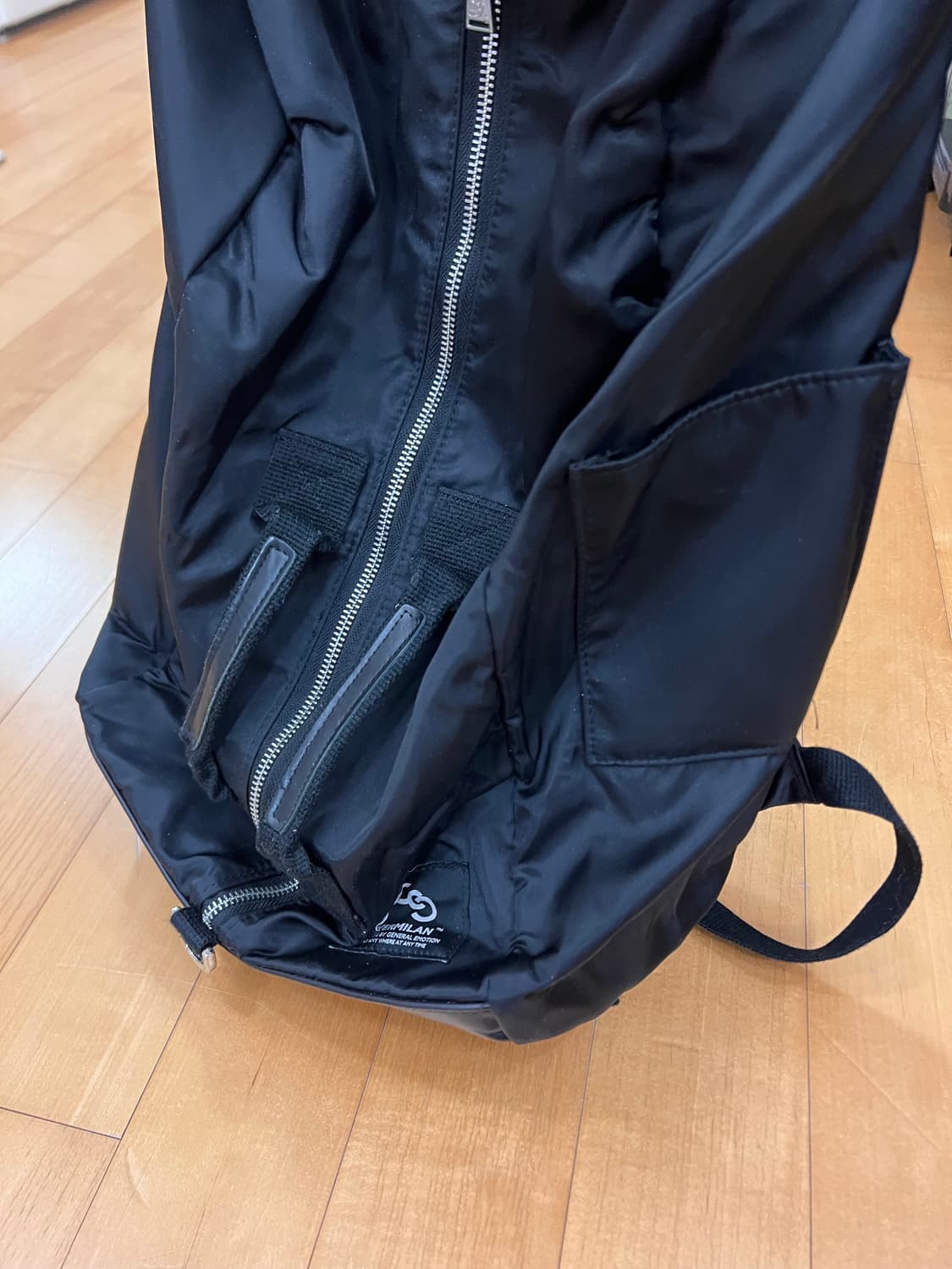 VERMILAN 블랙 백팩 상품이미지2