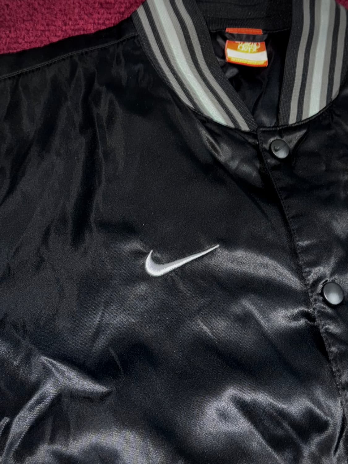 나이키 올드스쿨 바시티 자켓 블랙 L (100) 상품이미지4