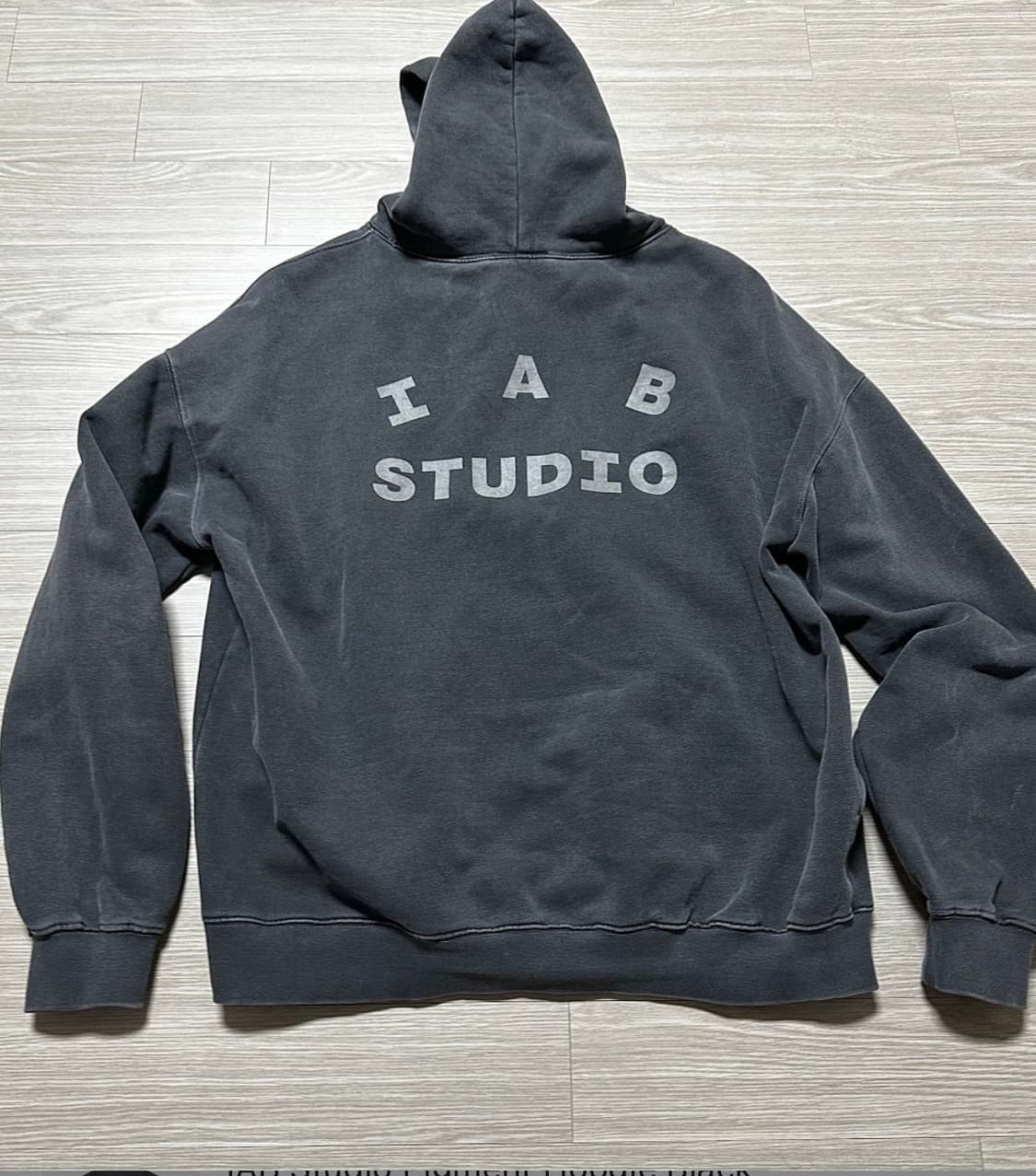 아이앱 스튜디오 피그먼트 후드티 M  상품이미지5