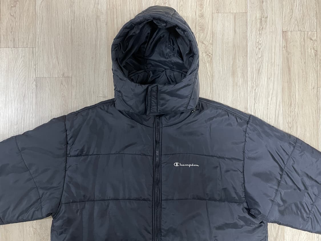 105) 90's 챔피온 재팬 립스톤 후드 미드패딩(RRL&LVC&폴로) 상품이미지6