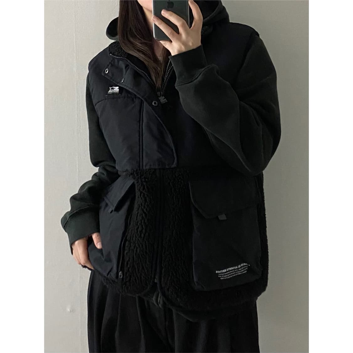 스타터 후리스 조끼점퍼 상품이미지1