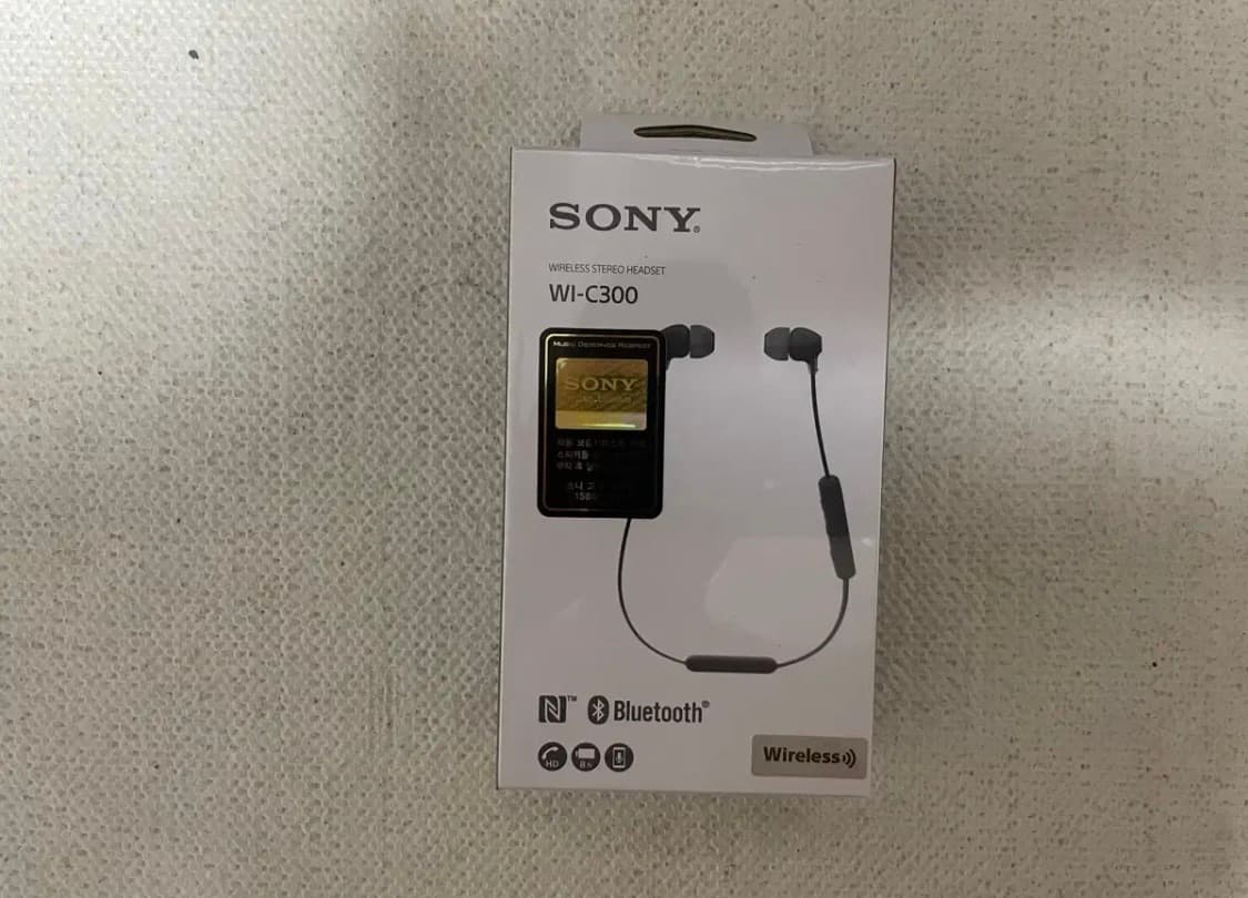 새상품 소니 WI-C300 무선 블루투스 이어폰 상품이미지1